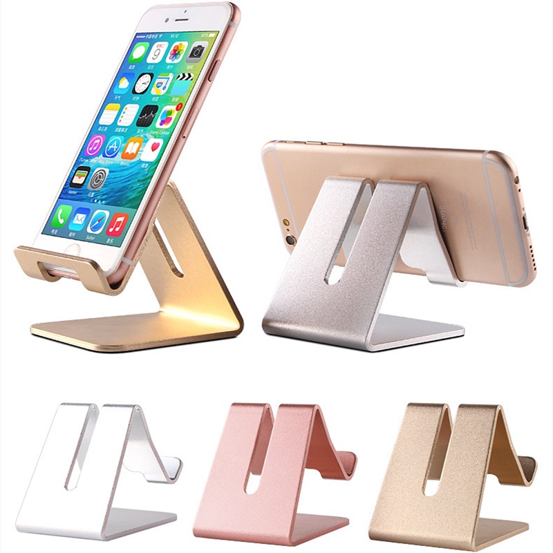 Mobiltelefonfäste kan skriva ut företagslogotyp Gift Metal Lazy Mobiltelefon Tablett Universal Bracket